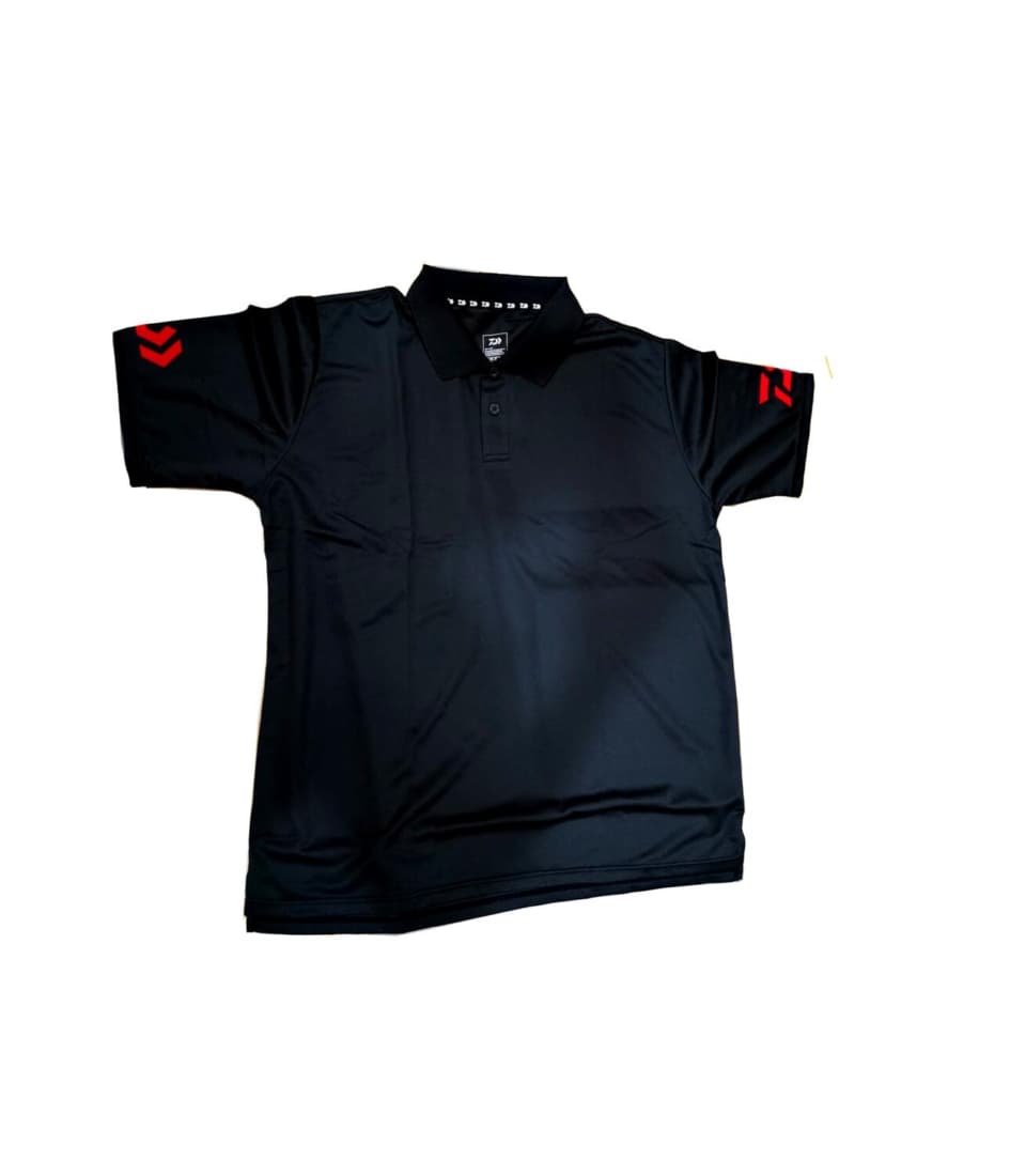 Tricou polo Daiwa, Negru, X-Large