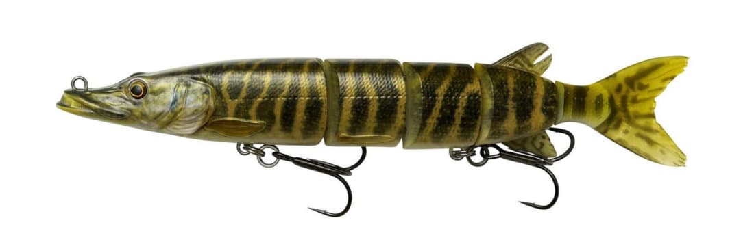 Swimbait Savage Gear 3D Hard Pike, Stripped Pike, 20cm/59g