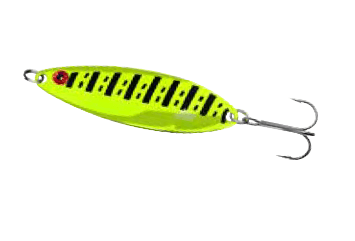 Linguriță oscilantă Cormoran Cora X, Black Chartreuse, 9cm/28g