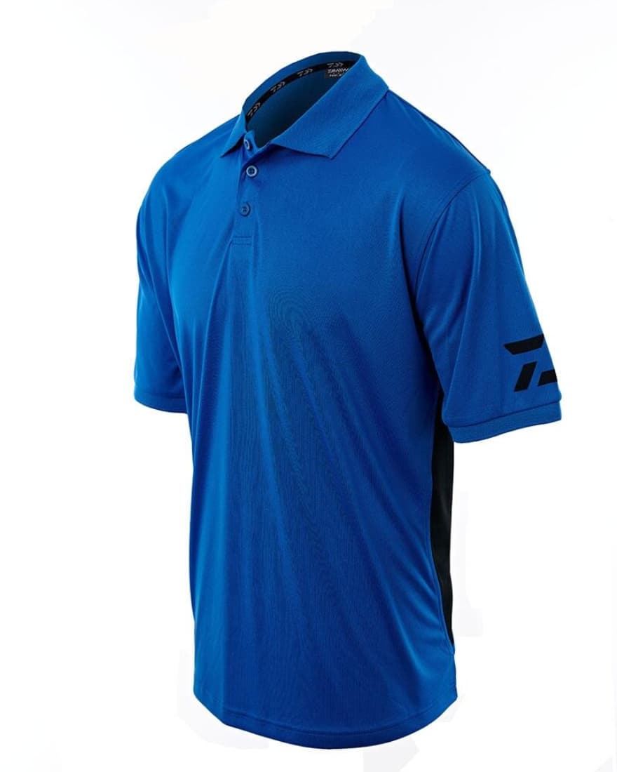 Tricou polo Daiwa, Blue Marine, 2X-Large