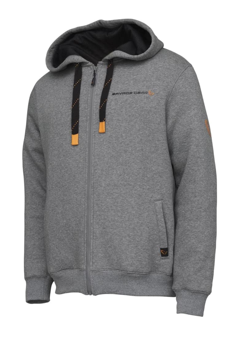 Hanorac Savage Gear Classic Zip, Grey Melange, Large