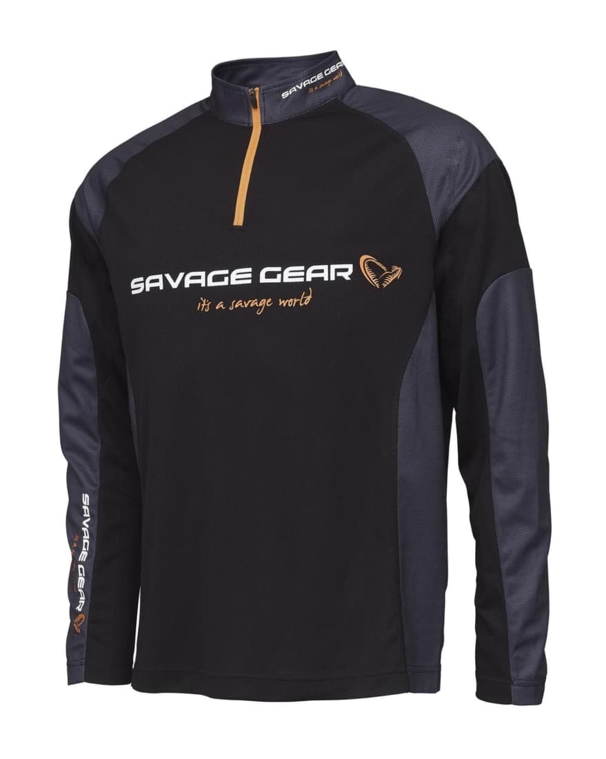 Bluză Savage Gear Tournament Gear, Black Ink, Small