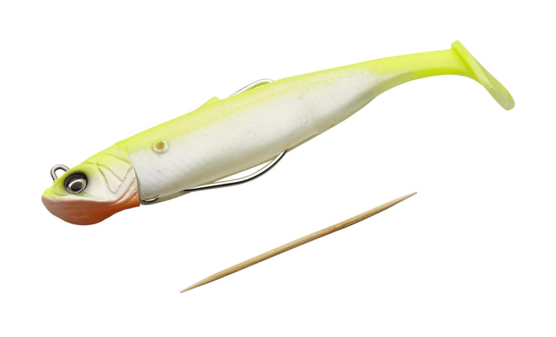 Shad Savage Gear Minnow Weedless Soft Baits Sinking, Lemon Back, 12.5cm, 28g, 2+1buc/blister
