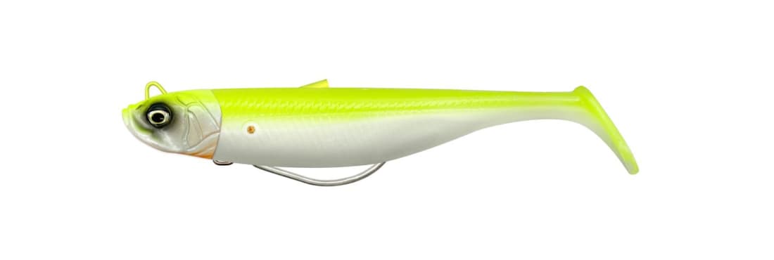 Shad Savage Gear Minnow Weedless Soft Baits Sinking, Lemon Back, 12.5cm, 28g, 2+1buc/blister