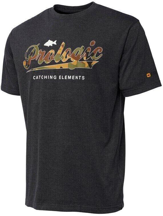 Tricou Prologic Camo Logo, Grey Melange, Large