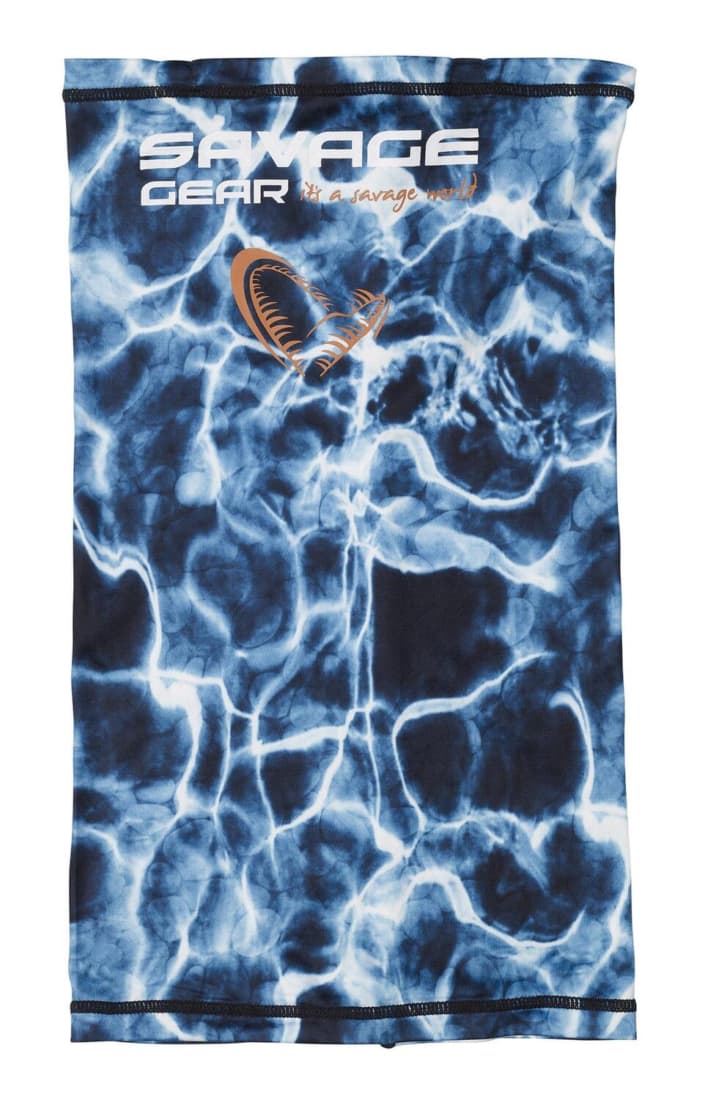 Bandană Savage Gear Sunmask Marine Uv One Size, Sea Blue
