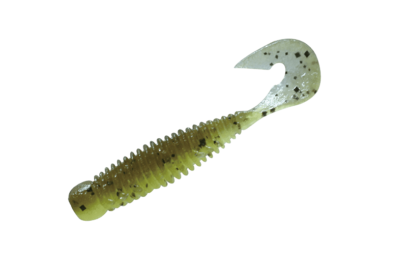 Grub Jackall Wobbring, Green Pumpkin-Light Chartreuse, 7.6cm, 6buc/plic