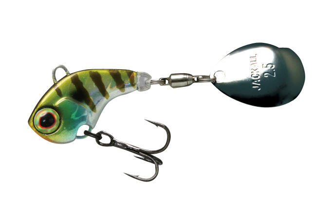 Spinnertail Jackall Deracoup Spinner, HL Bluegill, 14g