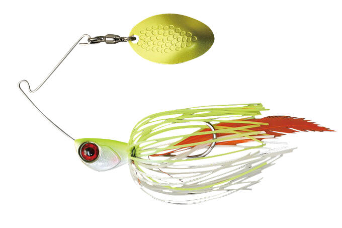 Spinnerbait Jackall Deraspin, Pearl Chartreuse, 7g