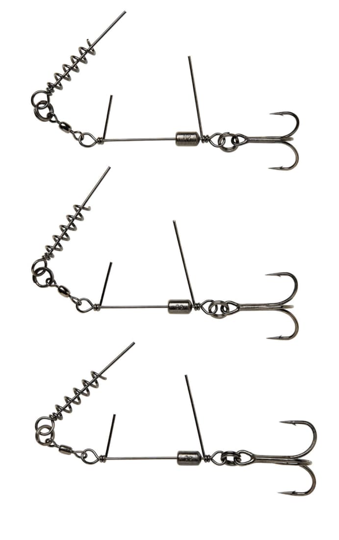 Montură Savage Gear Corkscrew Stinger, Nr.2/0, 35kg, 2buc/plic