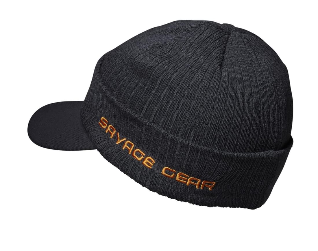 Căciulă tricotată cu cozoroc Savage Gear One Size, Rock Grey