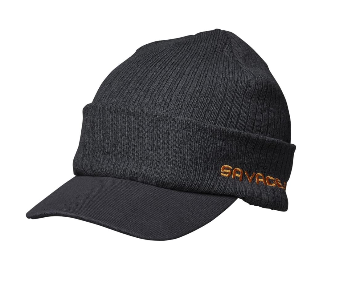 Căciulă tricotată cu cozoroc Savage Gear One Size, Rock Grey