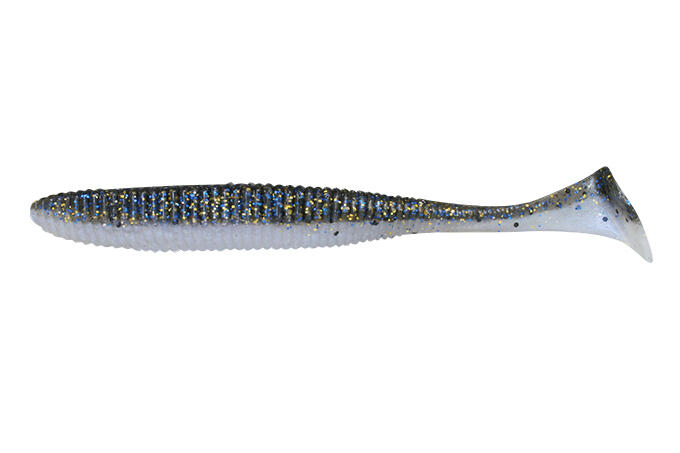 Shad Jackall Rhythm Wave, Blue Gill-Pearl White, 7cm, 8buc/plic