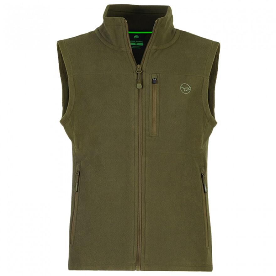 Vestă fleece Korda Kore, Olive, 2X-Large