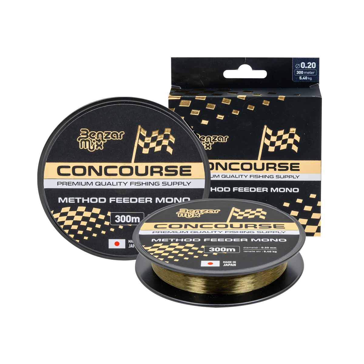 Fir monofilament Benzar Concourse Method Feeder 0.22mm/7.90kg/300m