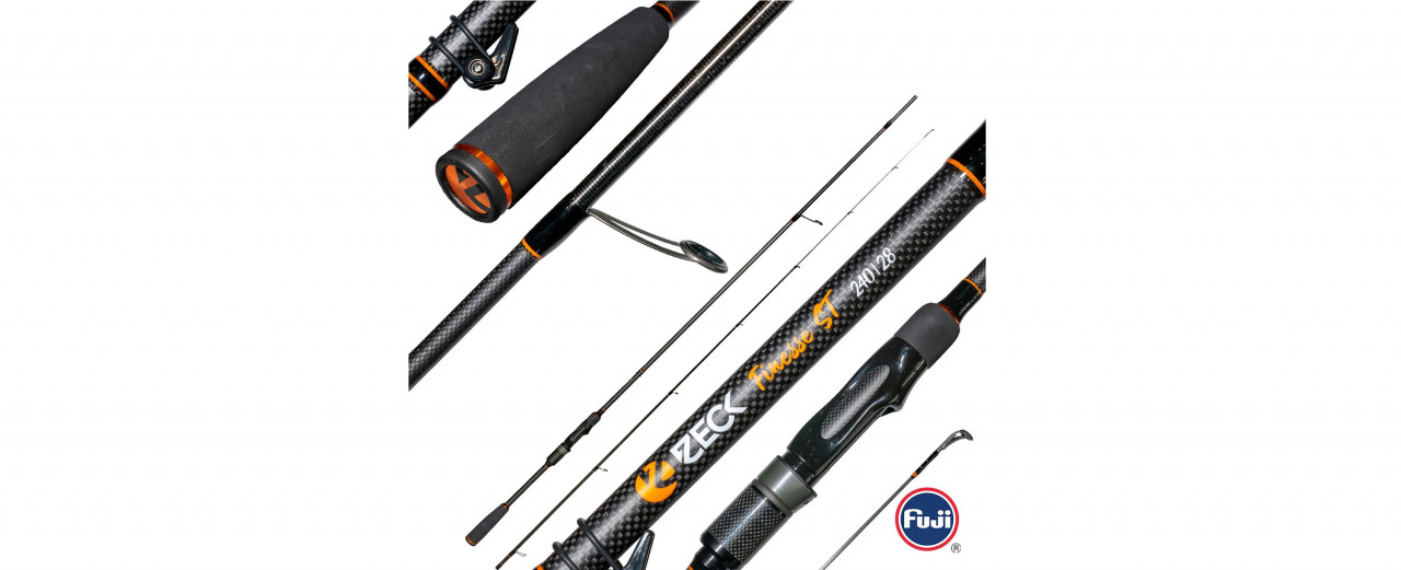 Lansetă Zeck Finesse ST 2.40m/4-28gr, 2buc