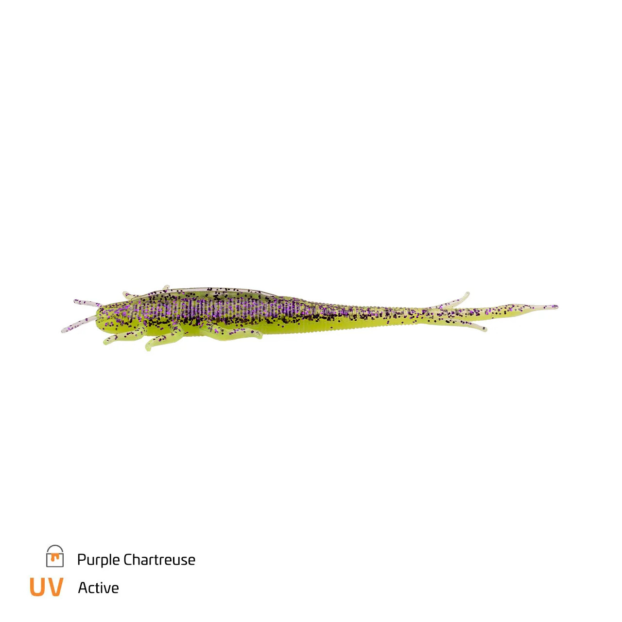 Nălucă Zeck BA Shaky Sneaker, Purple Chartreuse, 6cm, 11buc/plic