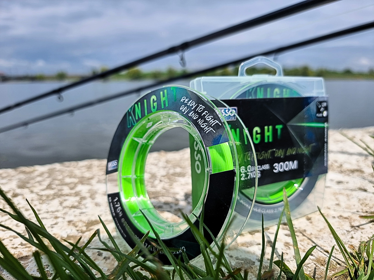 Asso Knight 300m 0.260mm 4.5kg Fluorescent Chartreuse