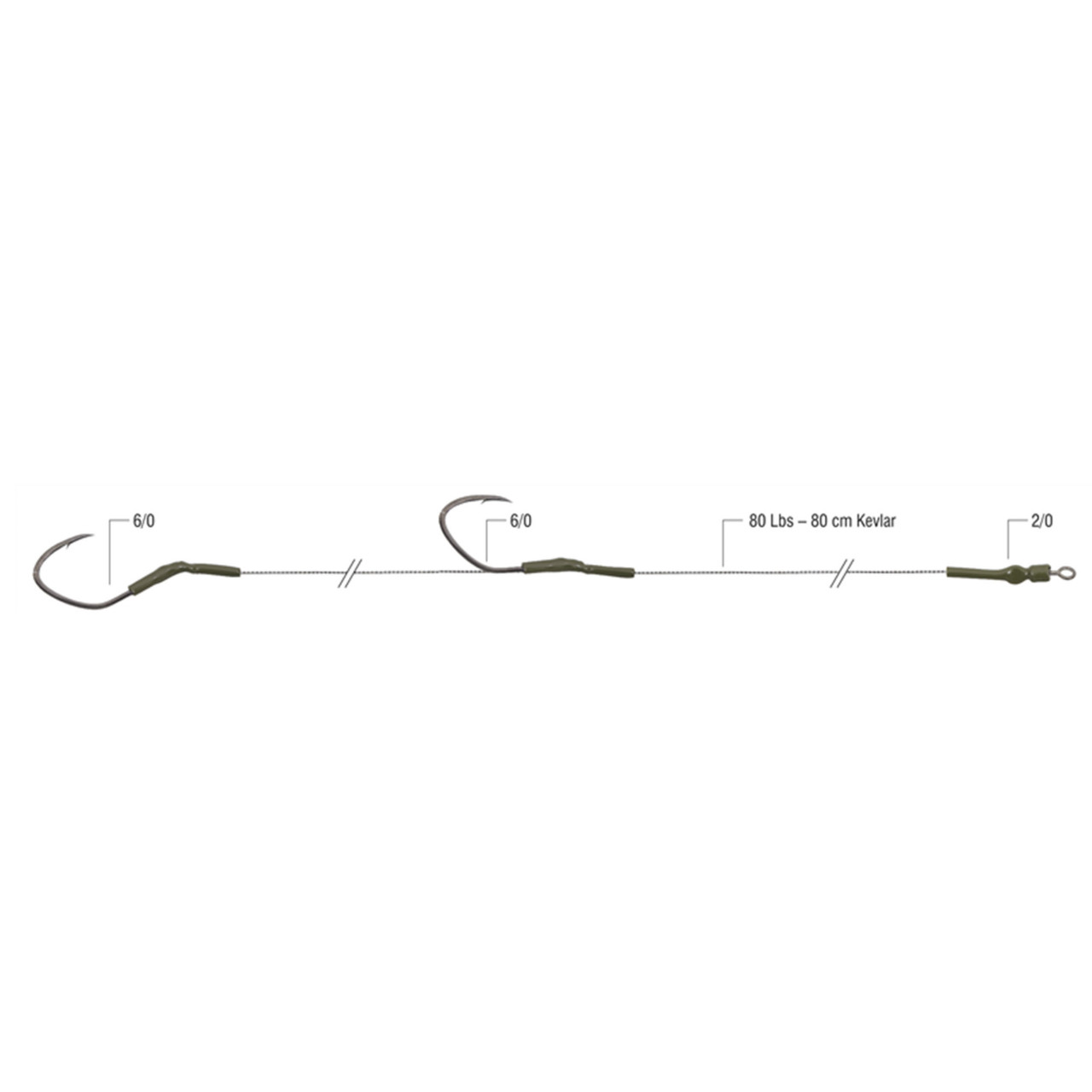 Montura Somn 75cm 36.3kg Konger Dread Cat® Underwater Floater Bait Animator 30gr Carlig 6/0 1buc