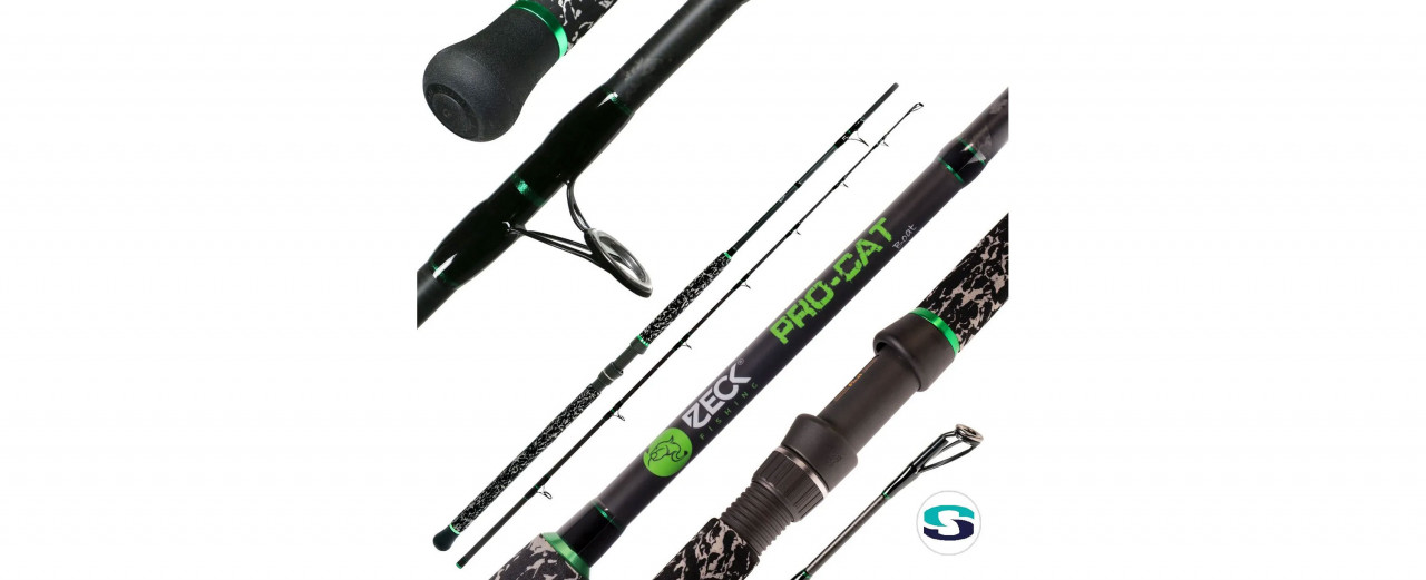 Lansetă Zeck Pro-Cat Boat, 2.40m/300g, 2buc