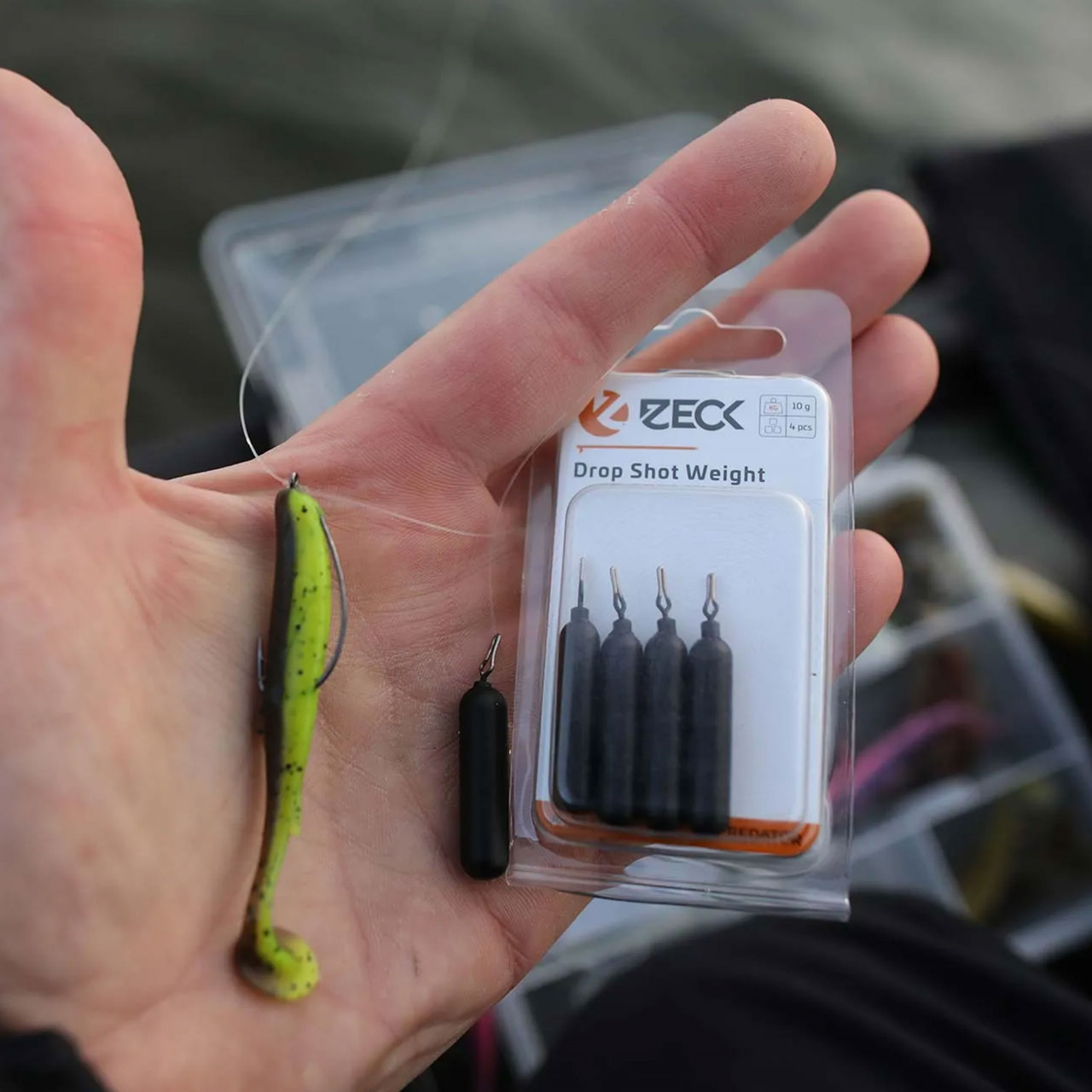 Plumb Zeck 10gr Drop Shot Weight 4buc