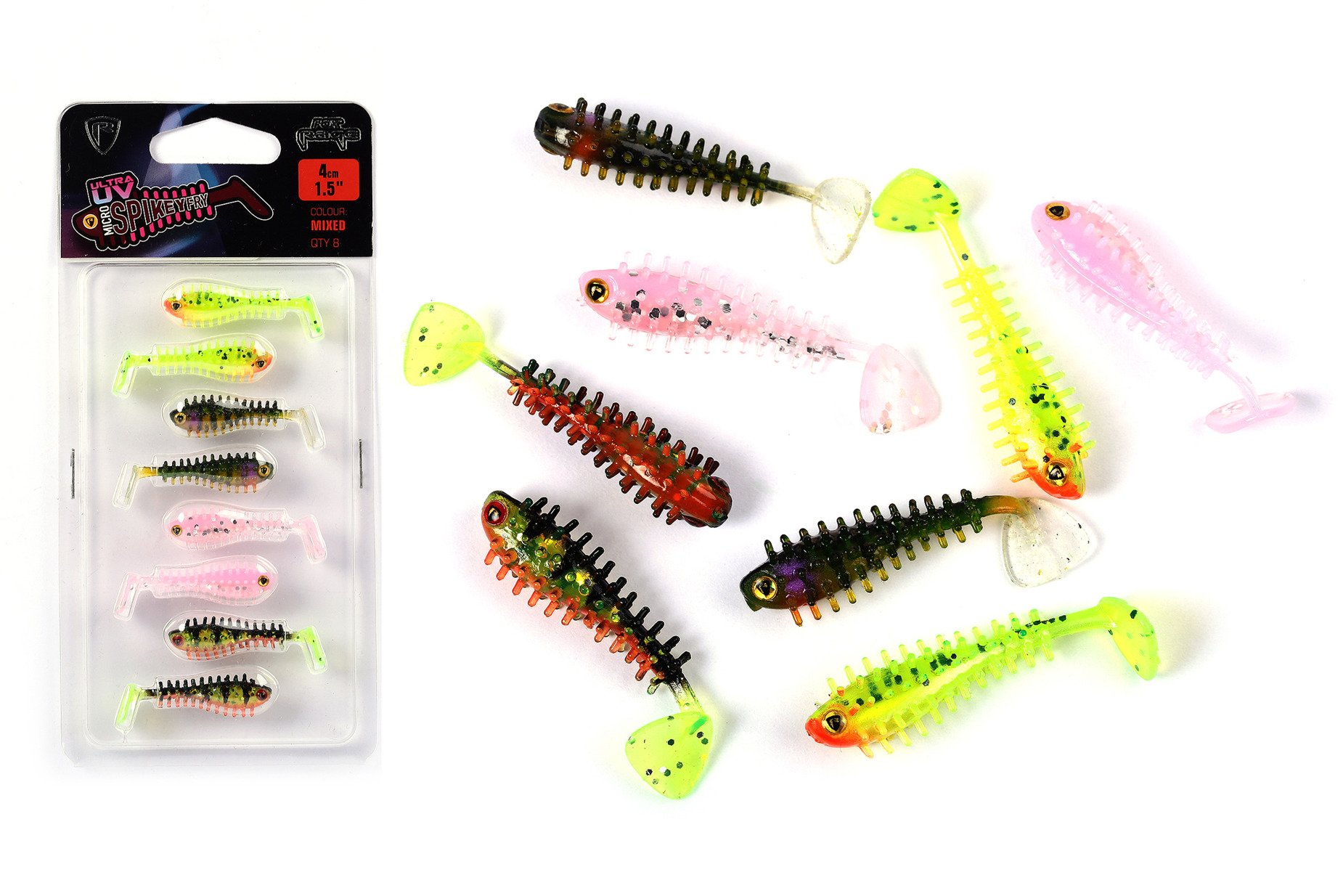 SHAD FOX RAGE UV MICRO SPIKEY 4CM 8BUC/BLISTER