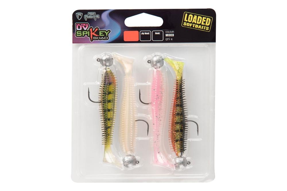 SHAD FOX RAGE SPIKEY SHAD ULTRA UV LOADED 12CM 15G NR.5/0 4BUC/PLIC