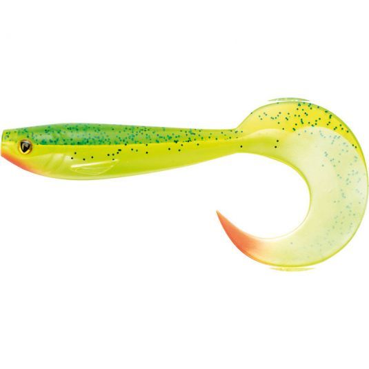 SHAD FOX RAGE PRO GRUB UV LEMON TIGER 10CM