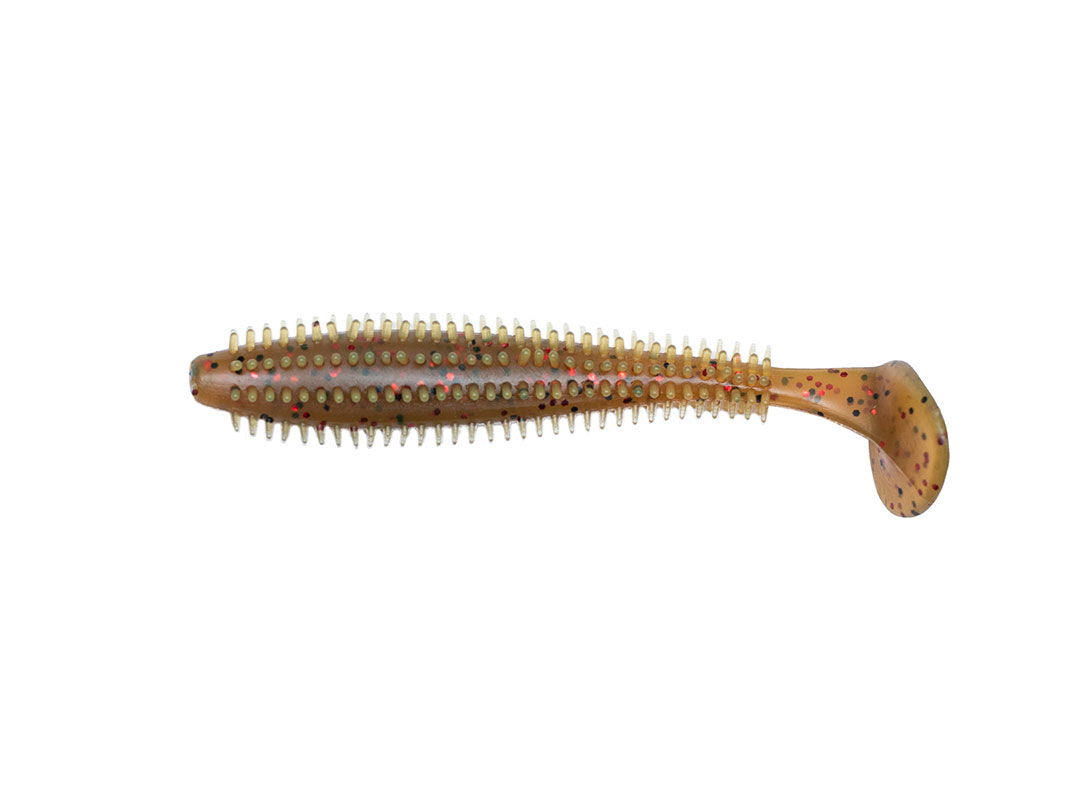 Grub Fox Rage Spikey Shad UV, Motor Oil, 6cm