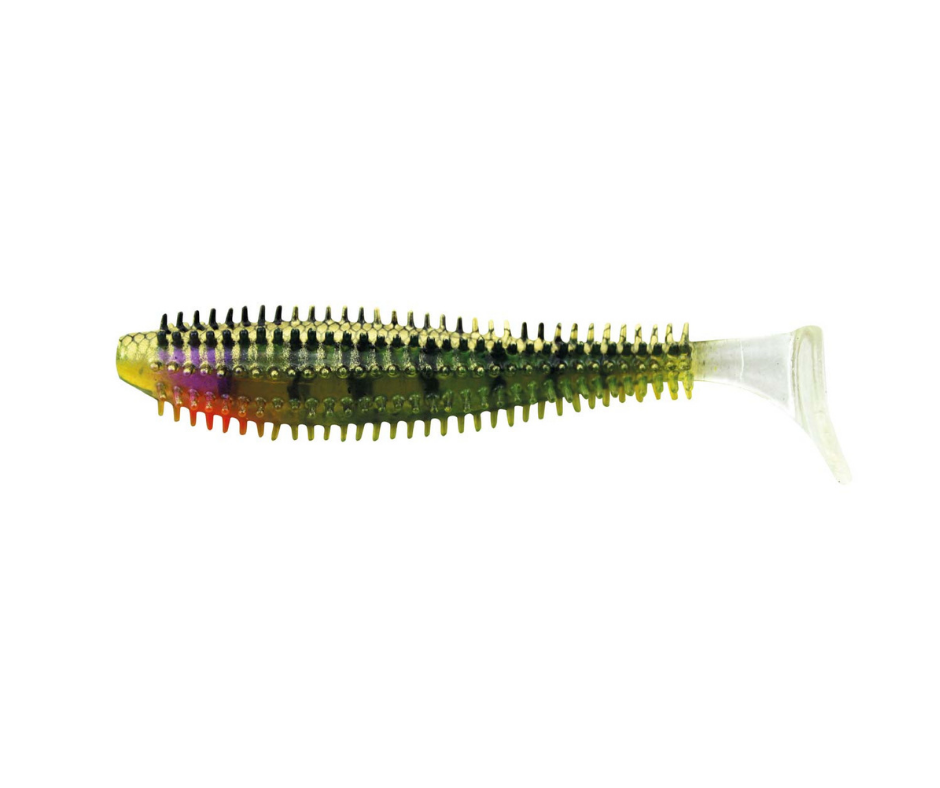 Grub Fox Rage Spikey Shad UV, Stickleback, 12cm