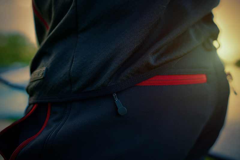 Pantaloni Fox Rage Pro Series Softshell Trousers, Storm Grey & Chilli Red, 2x-Large
