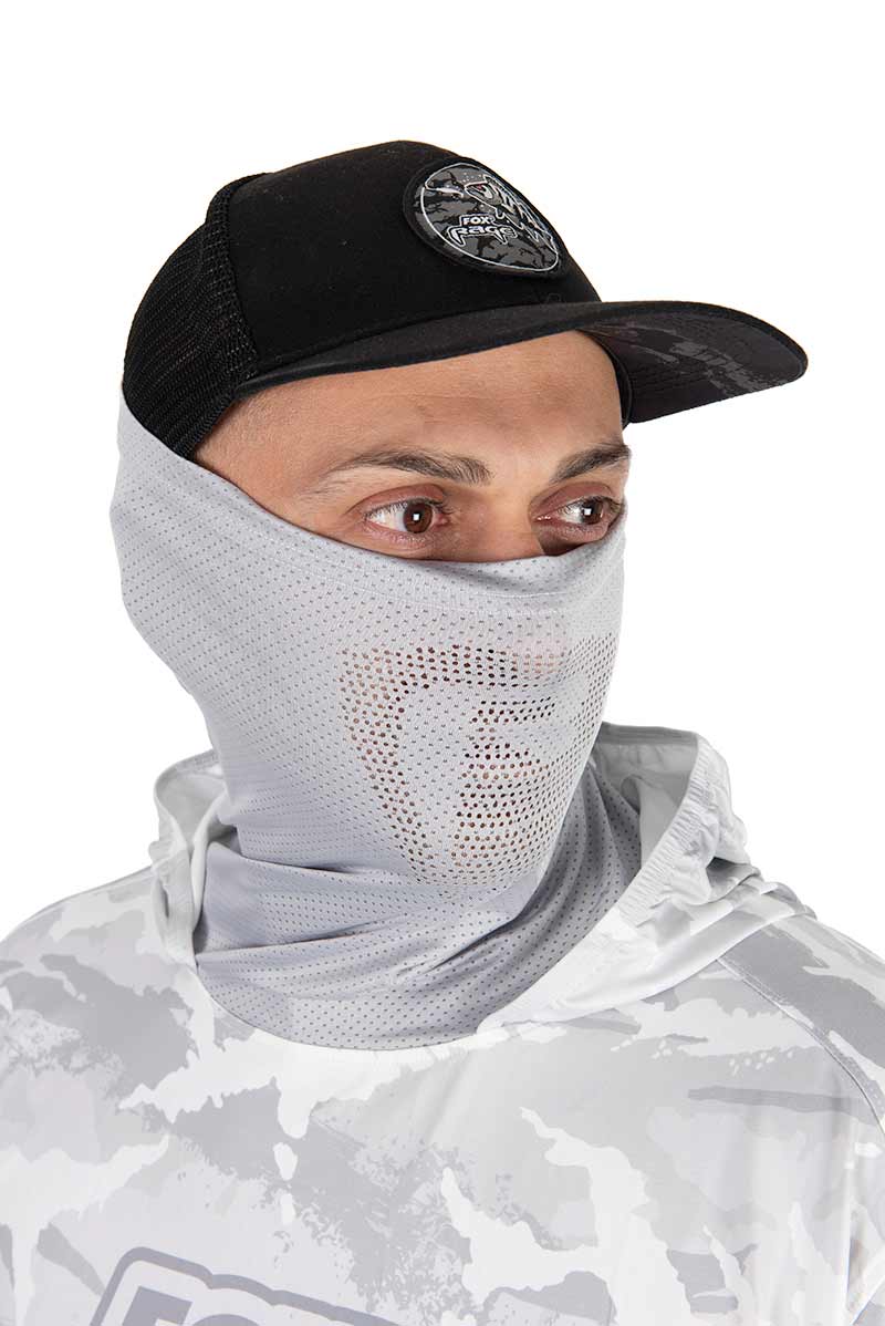 Bluză cu protecție UV Fox Rage UV Hooded Top, Light Camo, Medium