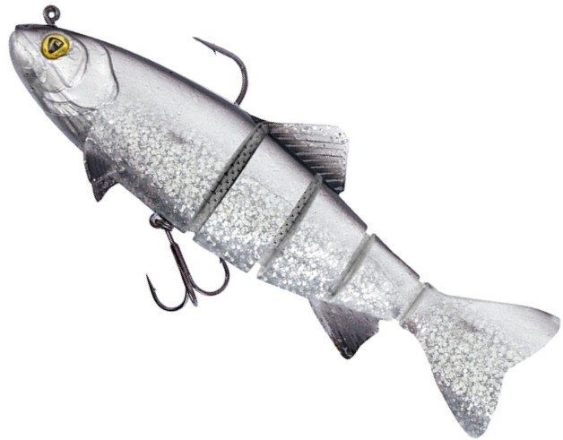 SWIMBAIT FOX RAGE REPLICANT® TROUT JOINTED SHALLOW UV SILVER BLEAK 40G 14CM