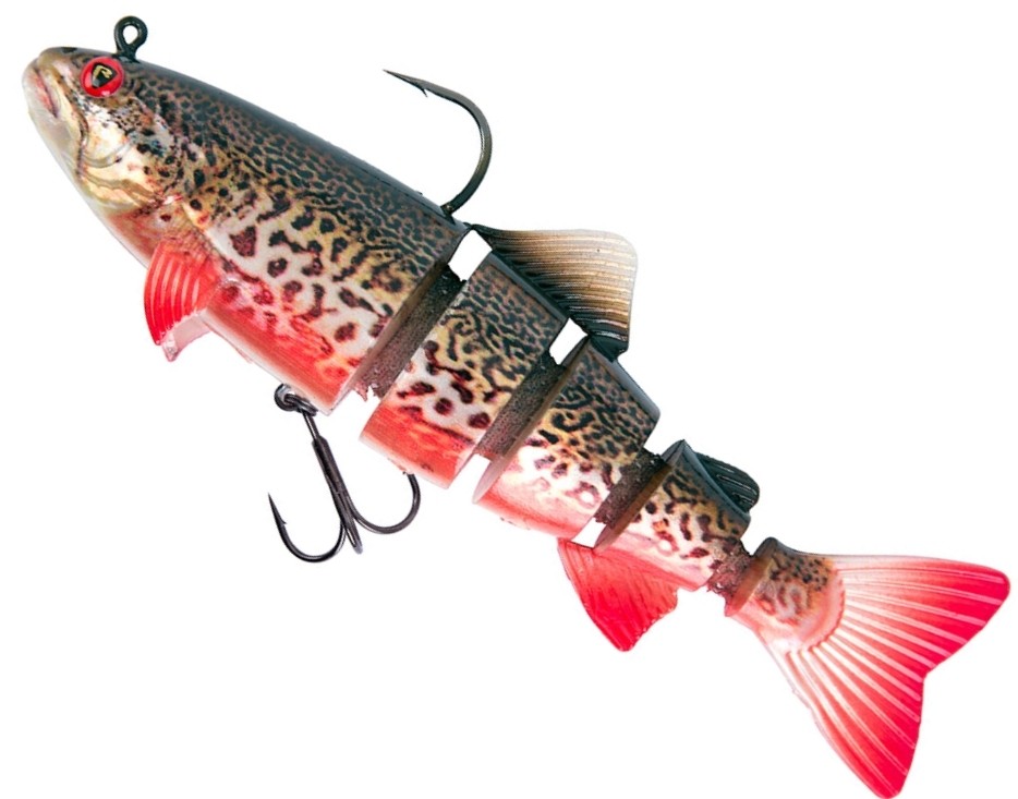 SWIMBAIT FOX RAGE REPLICANT® TROUT JOINTED SHALLOW SUPER NATURAL TIGER TROUT 40G 14CM