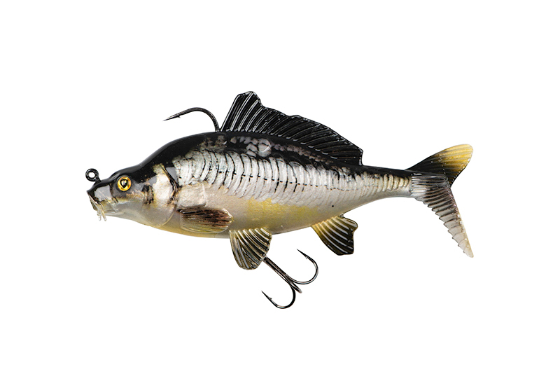 Swimbait Fox Rage Replicant Carp Super Natural Mirror, 14cm, 1buc/plic
