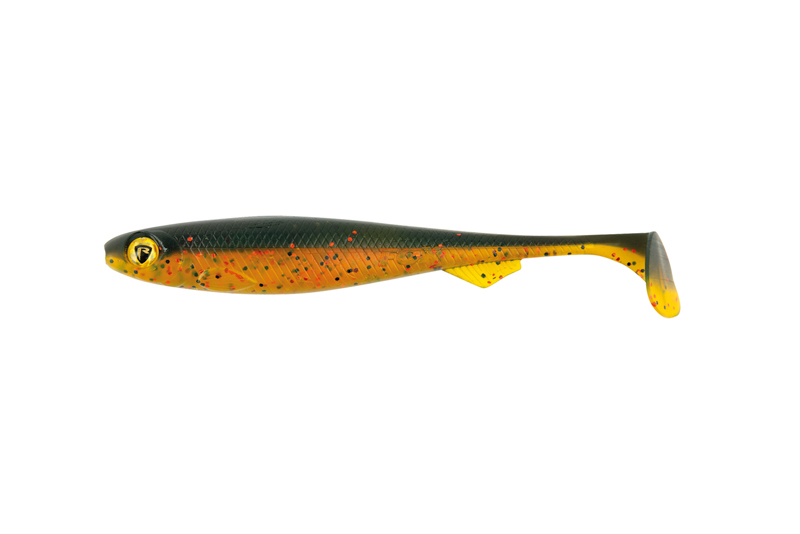 SHAD FOX RAGE SLICK SHAD ULTRA UV DARK OIL 7CM