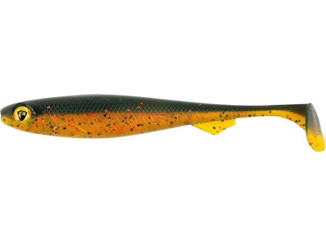 SHAD FOX RAGE SLICK SHAD ULTRA UV DARK OIL 9CM
