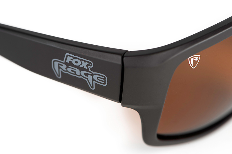 Ochelari polarizați Fox Rage Floating Wrap Dark Grey, Brown