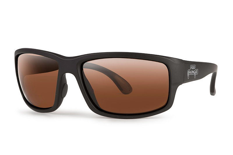 Ochelari polarizați Fox Rage Floating Wrap Dark Grey, Brown