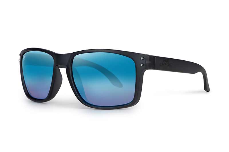 Ochelari Polarizați Fox Rage Transparent Black Brown Lens Mirror Blue