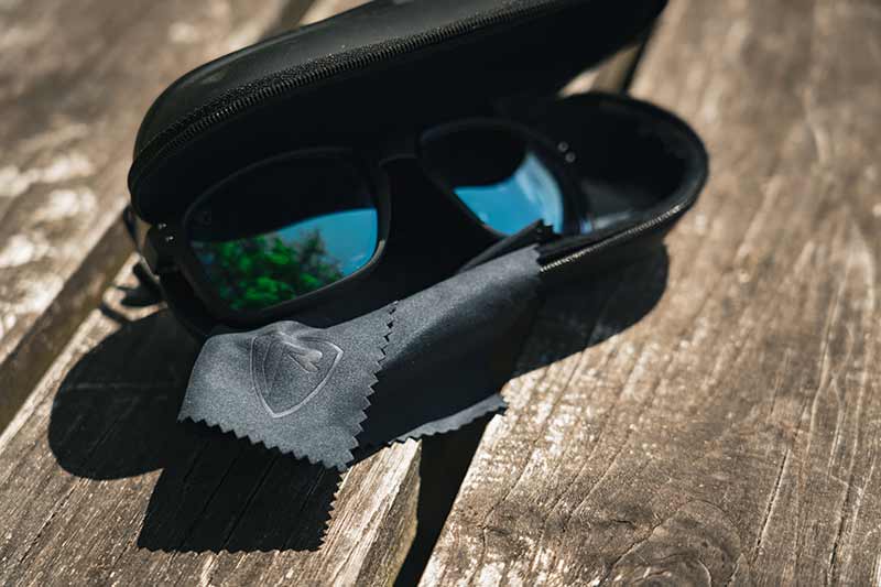 Ochelari Polarizați Fox Rage Transparent Black Brown Lens Mirror Blue