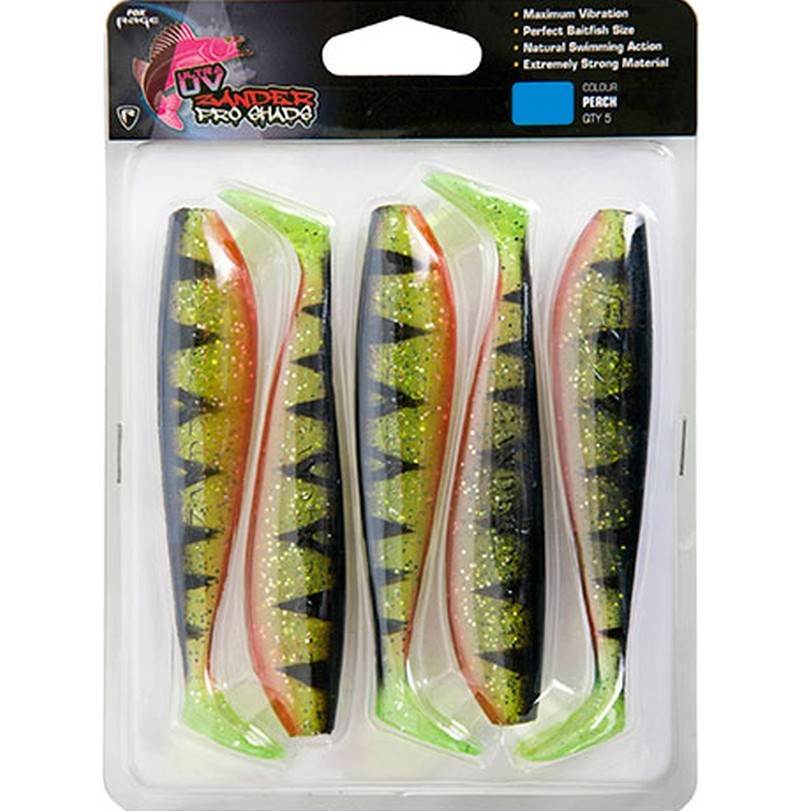 Shad Fox Rage Zander Pro Ultra UV Perch, 7.5cm, 5buc/plic