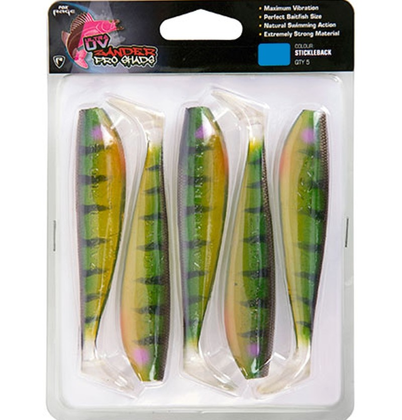 Shad Fox Rage Zander Pro Ultra UV Stickleback, 10cm, 5buc/plic
