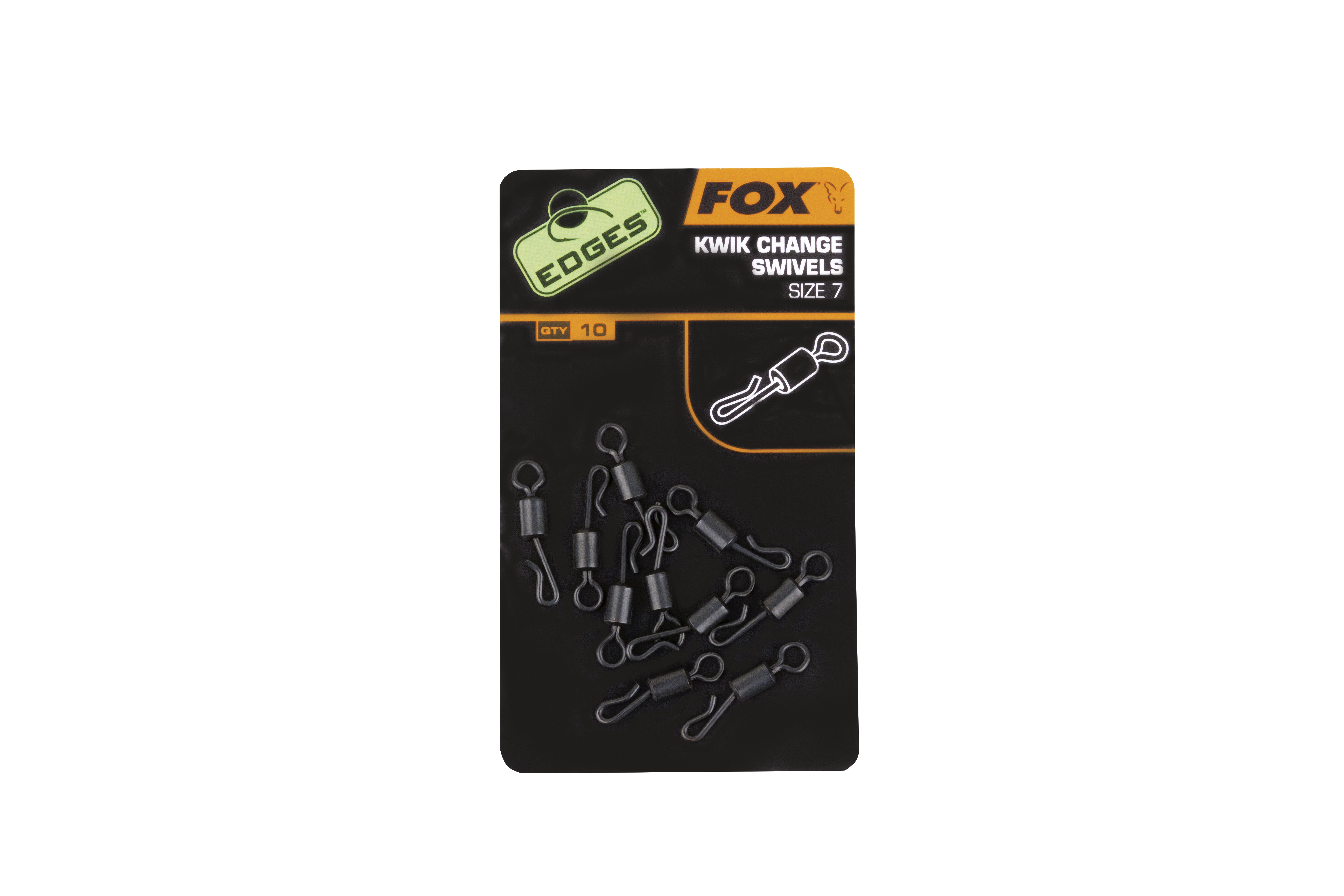 VÂRTEJ FOX EDGES™ KWIK CHANGE SWIVEL  NR.7  10BUC/PLIC