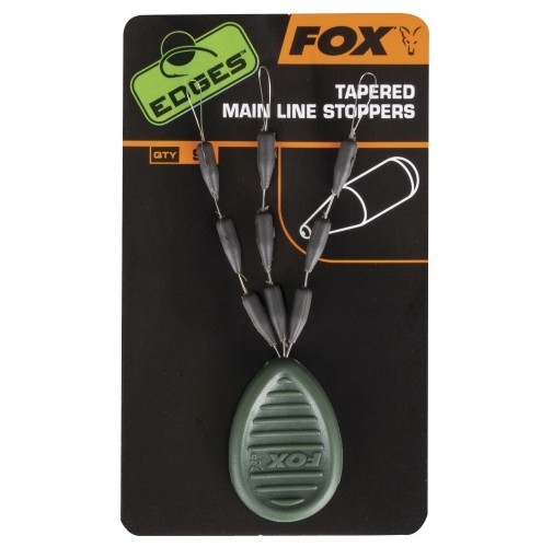 OPRITOARE FOX EDGES™ TAPERED MAIN LINE STOPPERS 9BUC/PLIC