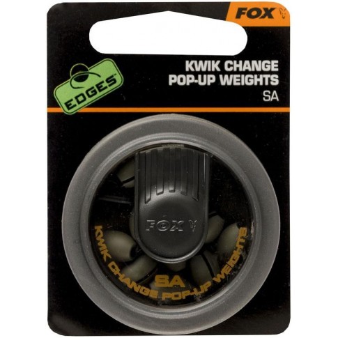 Plumbi Fox Edges Kwik Change Pop Up Weights, #SA, 12g