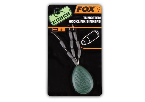 OPRITOARE TUNGSTEN FOX EDGES™ TUNGSTEN HOOKLINK SINKERS 9BUC/PLIC