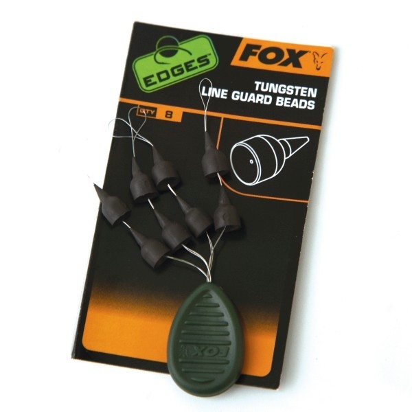 OPRITOARE FOX EDGES™ TUNGSTEN LINE GUARD BEADS, 8BUC/PLIC