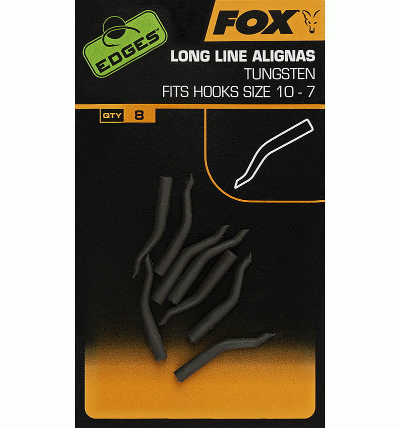 LINE ALIGNER FOX EDGES™ LONG LINE ALIGNAS TUNGSTEN  NR.10-7  8BUC/PLIC