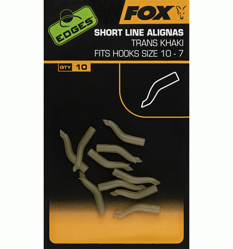 LINE ALIGNER FOX EDGES™ SHORT LINE ALIGNAS TRANS KHAKI  NR.10-7  10BUC/PLIC